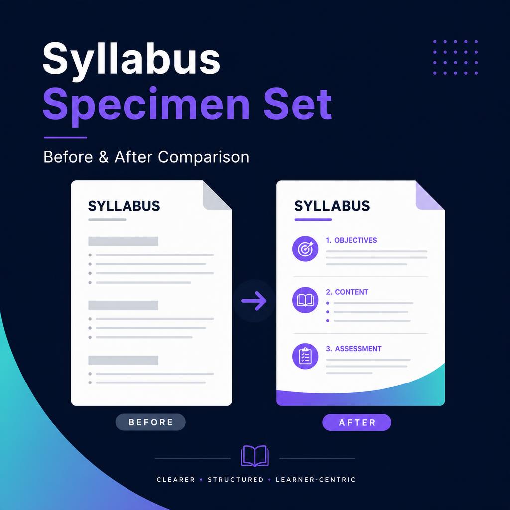 Syllabus Specimen Set